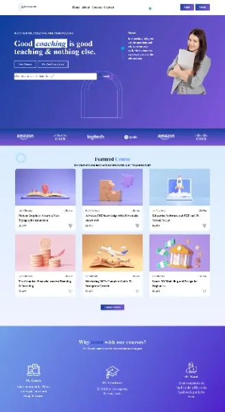 education web development services